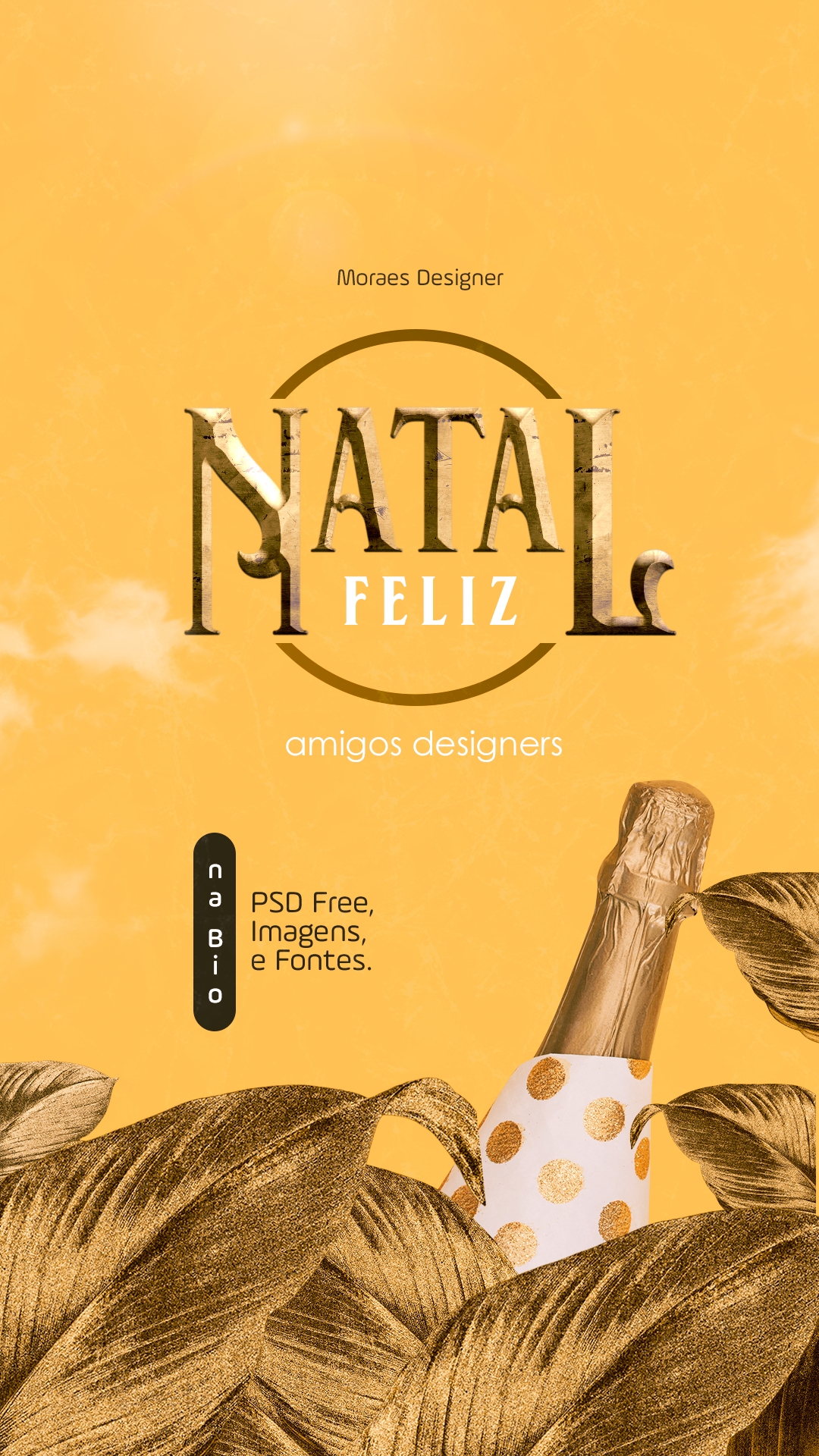 PSD Free: Mensagem de Natal - Moraes Designer