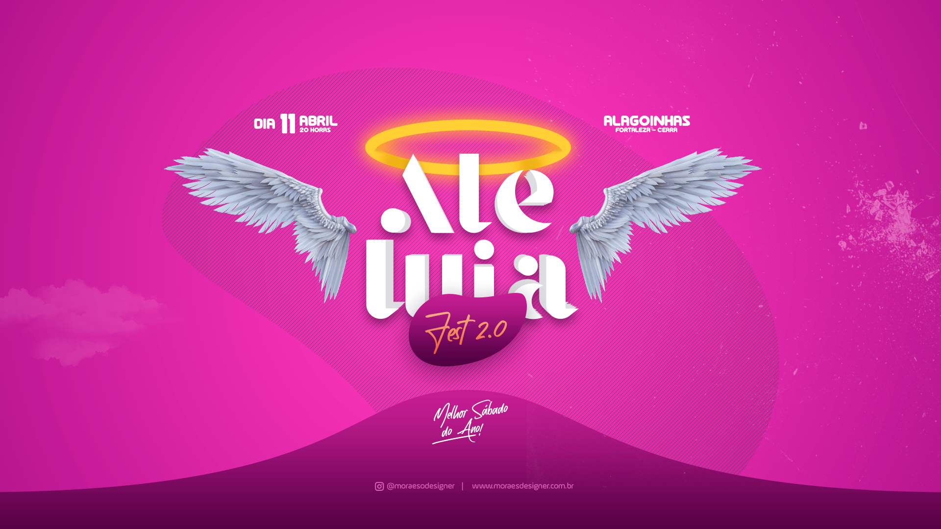 PSD Free: Selo/Logo Aleluia Fest | Moraes Designer