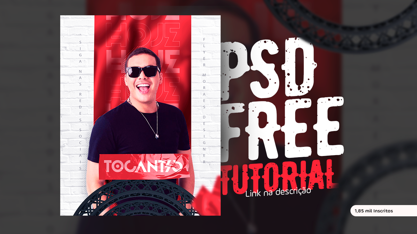 Como Criar um Flyer de Agenda no Photoshop, Rápido e Fácil + PSD | Moraes Designer