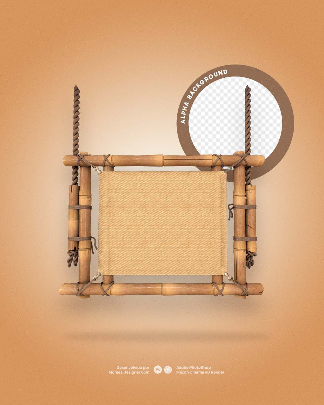 Placas de Bamboo, Bambu em 3D PNG Free