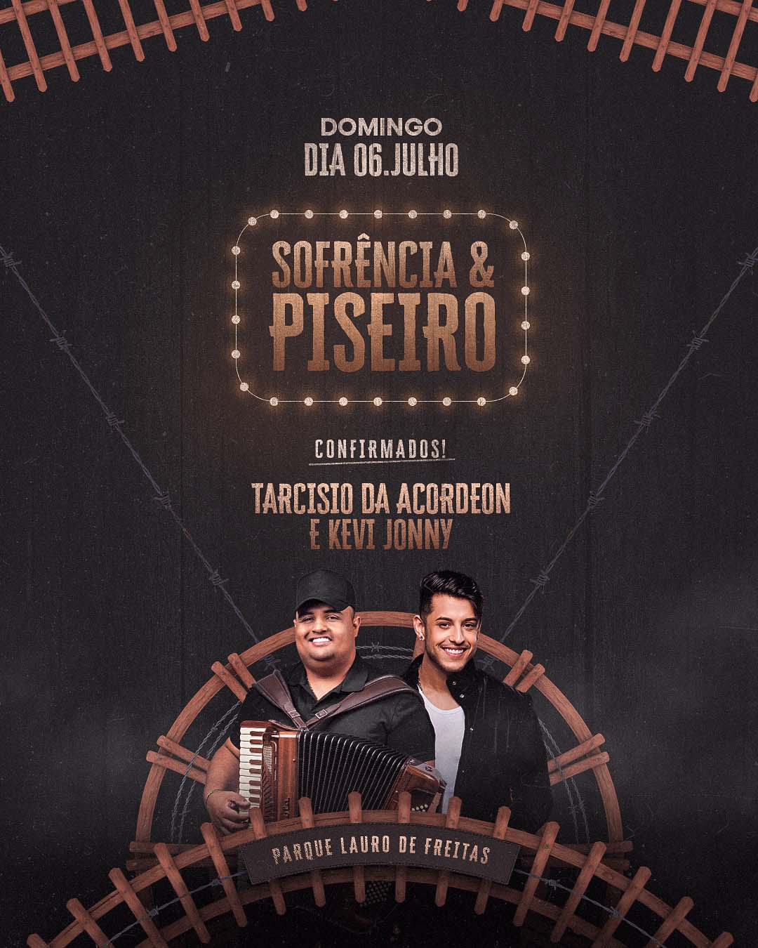 FLYER FREE: Sofrência e Piseiro, Modelo de Evento Editável em PSD e Canva
