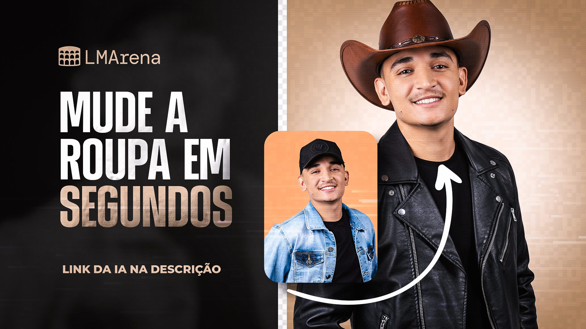 IA FREE: Troque de roupa adicione chapéu em 10 segundos, SEM LOGIN, GRÁTIS, para FLYERS de Eventos