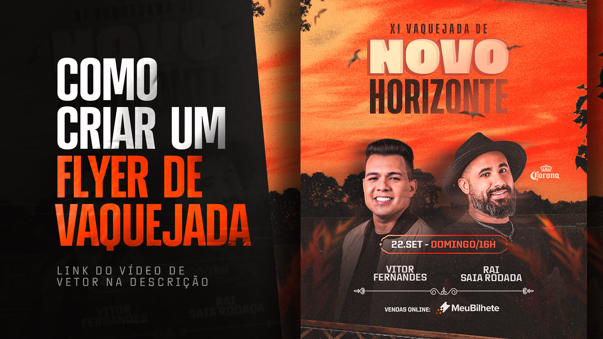 Como Criar Flyers de Eventos e Vaquejada que Chamam MUITA Atenção! - PhotoShop