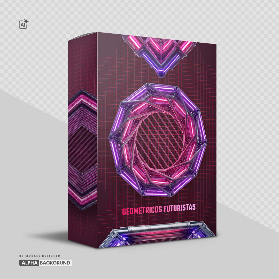 PNG FREE: Geométricos Futuristas Fundo transparente [ download grátis ]