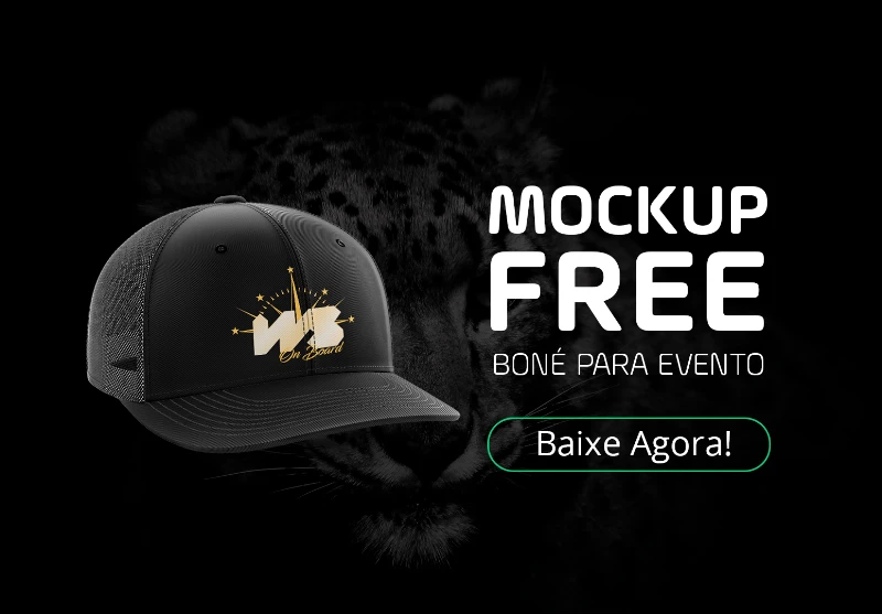 Mockup Boné Para Eventos - PSD Free (grátis)
