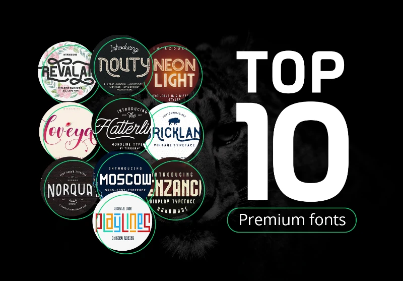 Top 10 Melhores fontes free Premium - grátis