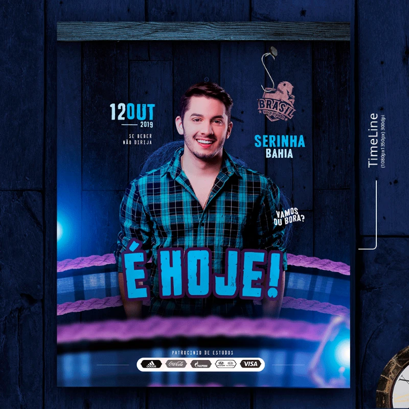 PSD Free: (Grátis) – Flyer É Hoje! - Jonas | por Moraes Designer