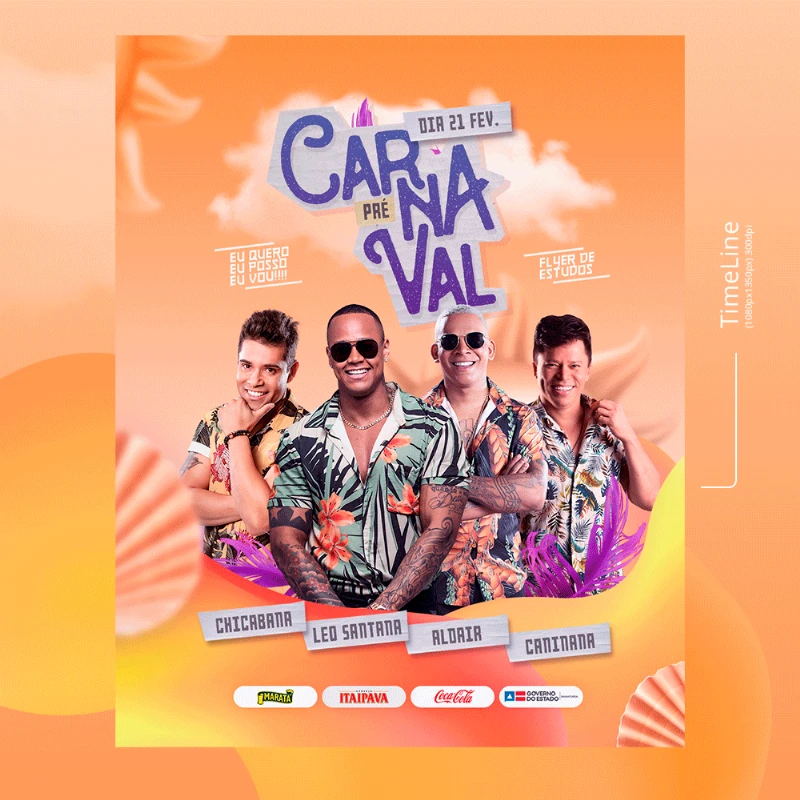PSD Free: (Grátis) - Flyer – Pré Carnaval 2020 | Moraes Designer