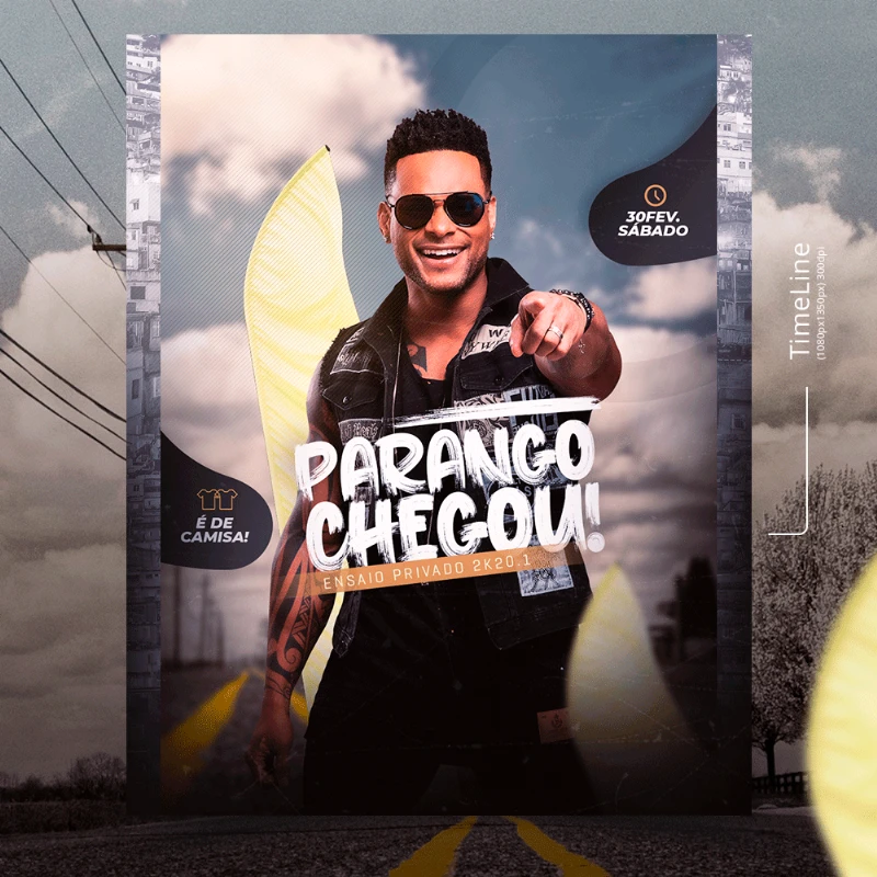 PSD Free: (Grátis) – Flyer – Parango Chegou | Moraes Designer