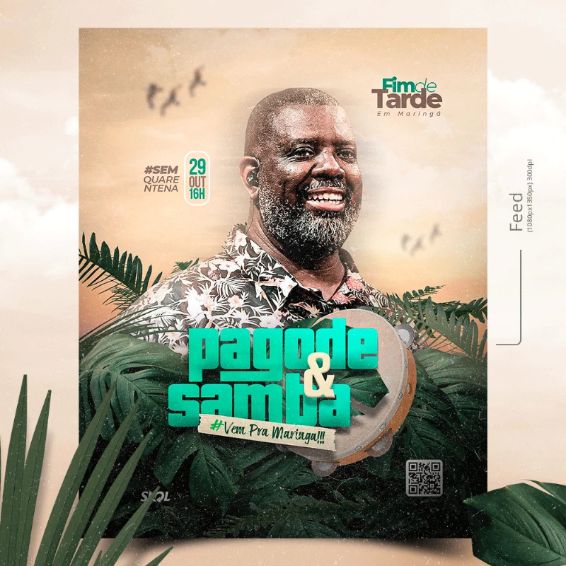PSD Free: Pagode & Samba - MORAES DESIGNER