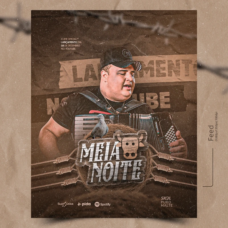 PSD FREE: Flyer Piseiro e Vaquejada com Tarcísio | Moraes Designer