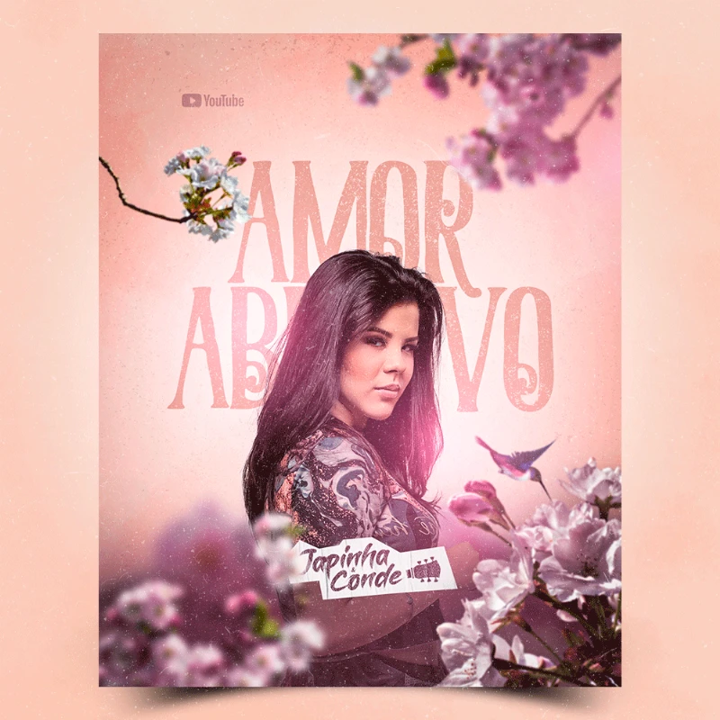 PSD FREE: Flyer Amor Abusivo - Japinha Conde | Moraes Designer
