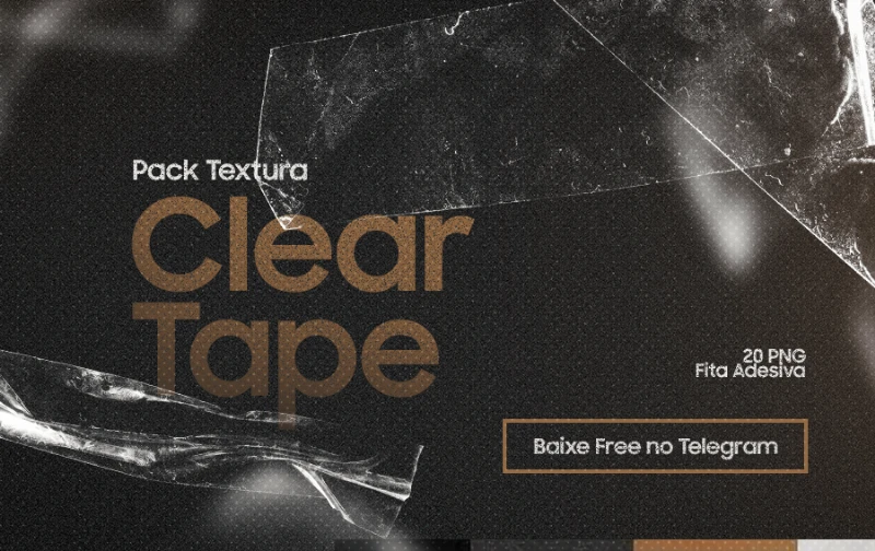 PACK FREE: Clear Tape Textura