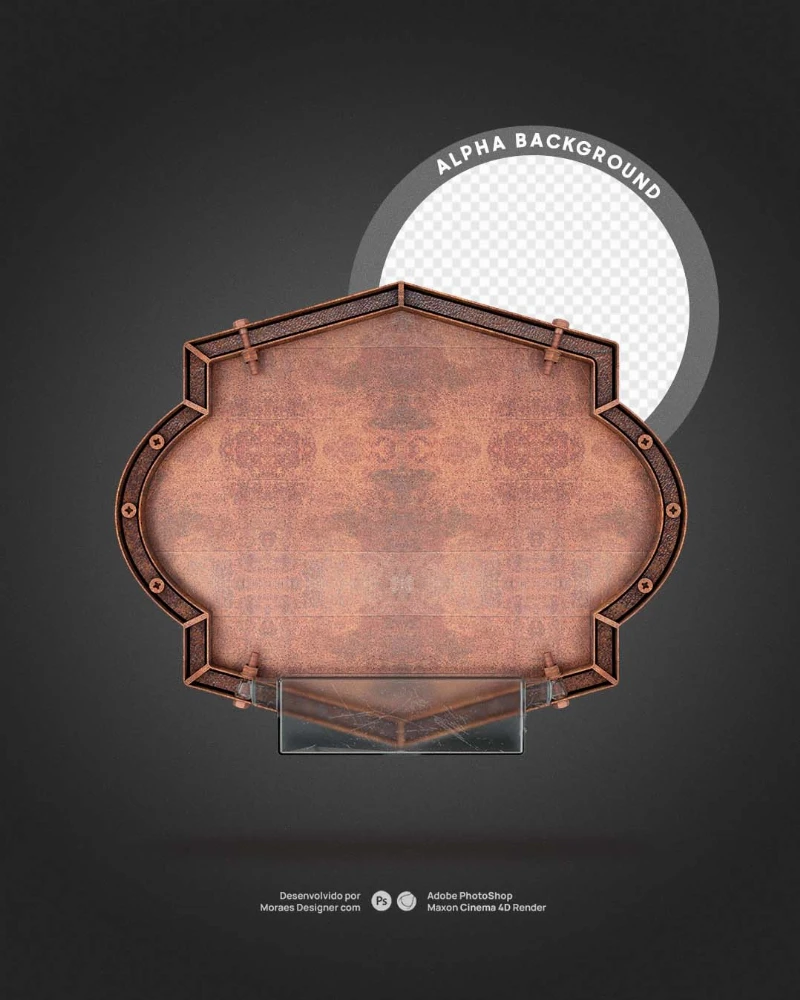 PNG FREE: Formas Ferrugem 3D