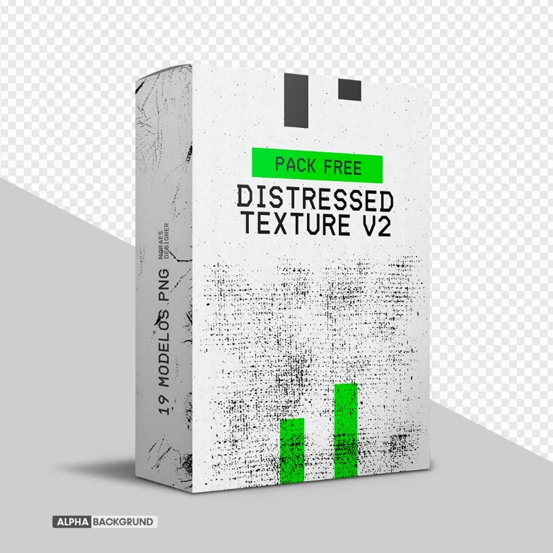 Pack Free: Distressed Texture e Ruidos PNG para Flyers de Eventos