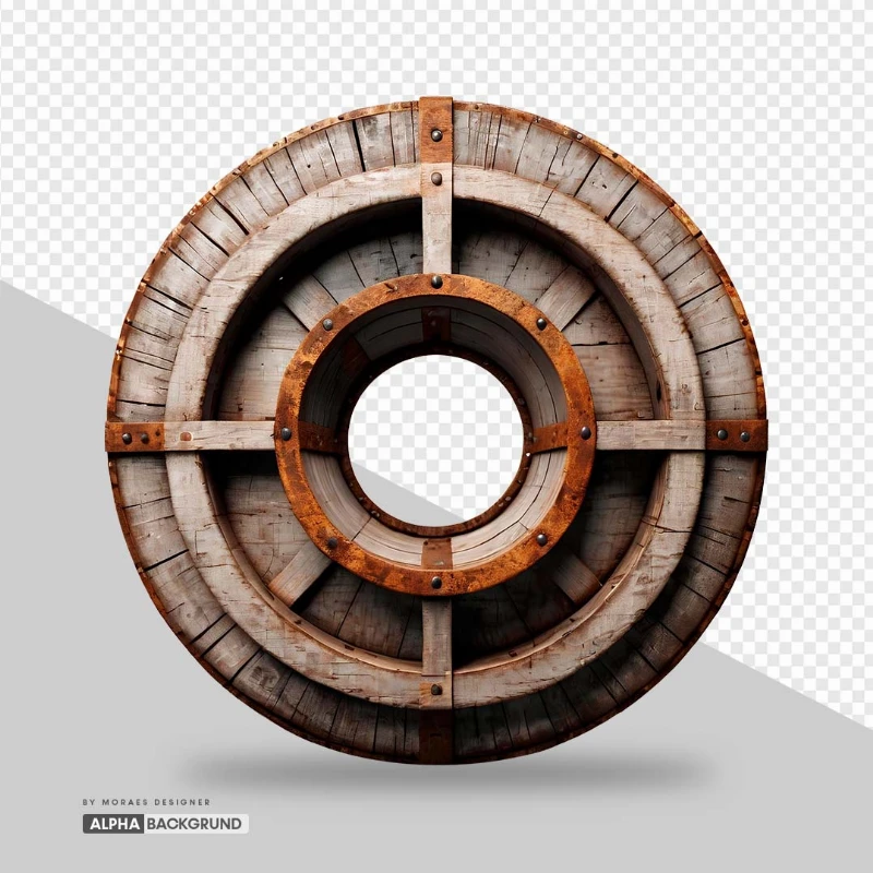 PNG FREE: (Grátis) Escudos Medievais criados por IA para Photoshop e Canva