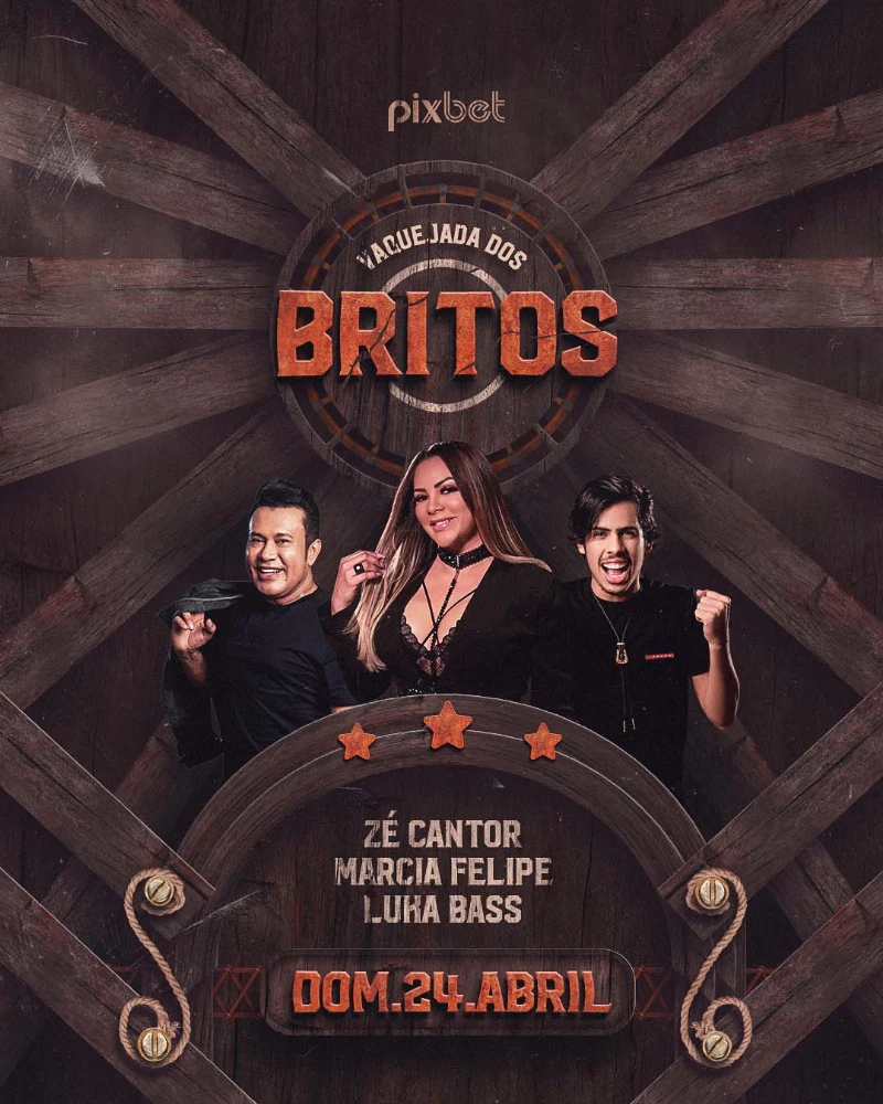 FLYER FREE: Vaquejada dos Britos [GRÁTIS] Editável no PS e Canva