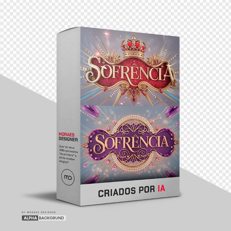 PNG FREE: Textos 3D PNG criados por Inteligência artificial