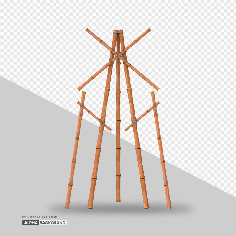 PNG FREE: Estruturas de Bambu, Bamboo grátis para Photoshop e Canva