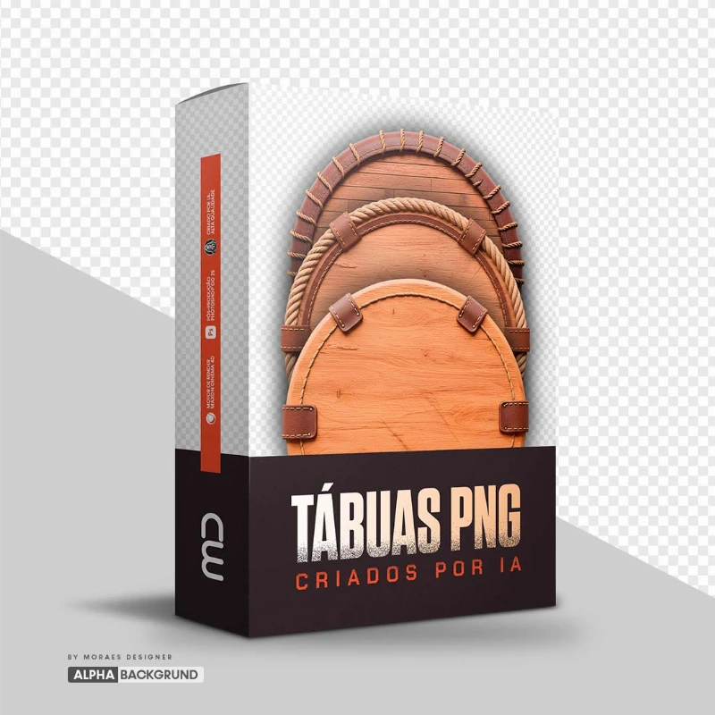 PNG FREE: Tábuas de Madeira com Cordas criados por IA para Photoshop e Canva GRÁTIS