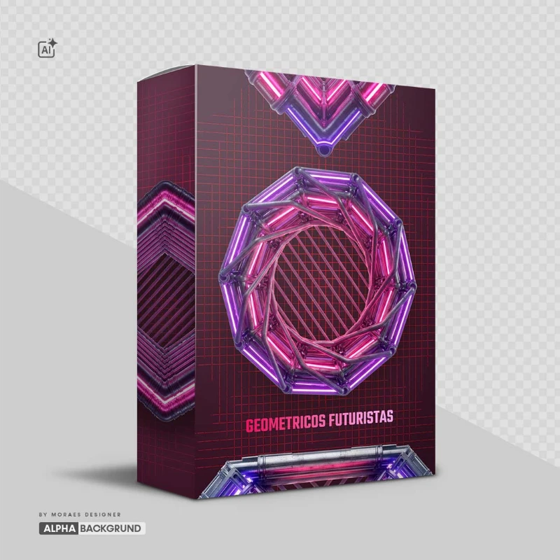 PNG FREE: Geométricos Futuristas Fundo transparente [ download grátis ]