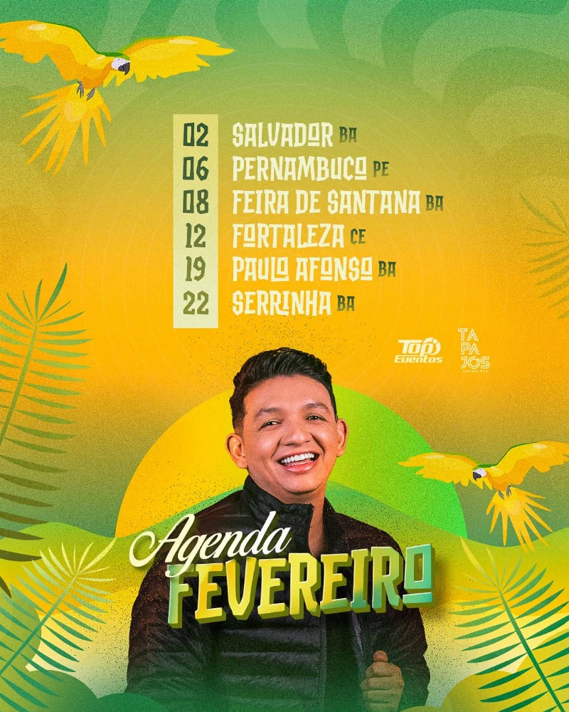 FLYER FREE: Agenda de Fevereiro, Carnaval Editável pelo Photoshop e Canva Fontes e Elementos PNG GRÁTIS
